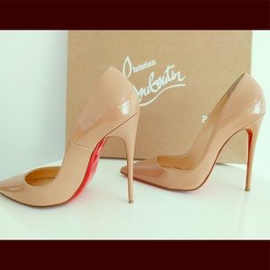 Christian Louboutin So Kate Nude Pumps size 7